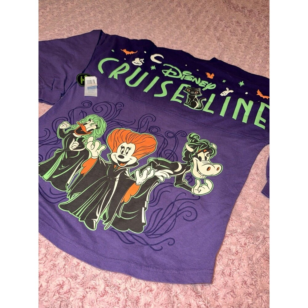 Disney Cruise Line DCL Halloween Sanderson Sisters Spirit Jersey Adult S Purple